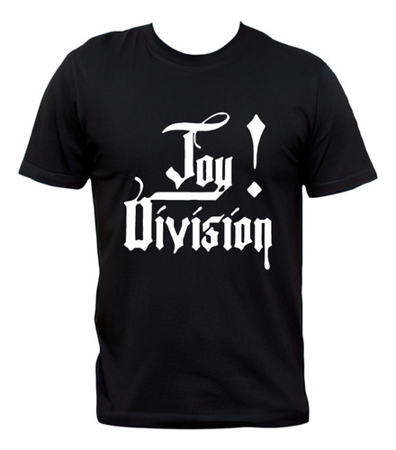 Remera Joy Division Post Punk Inglés Algodón Premium