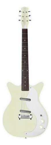 Guitarra eléctrica Danelectro 1959 Guitars '59M NOS+ shorthorn de abeto aged white poliéster con diapasón de granadillo brasileño