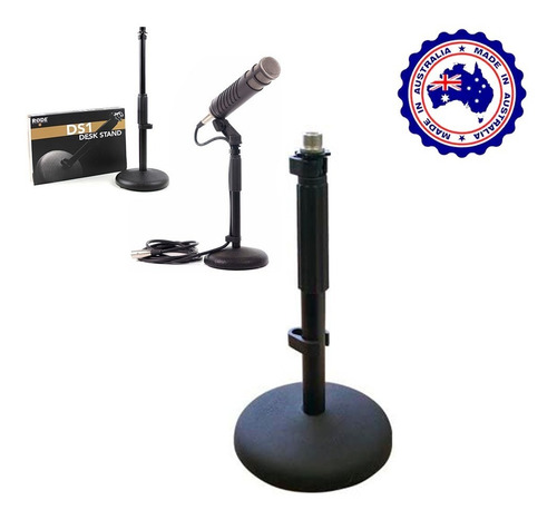 Mini Pedestal De Mesa Para Microfone De Estudio Rode Ds1