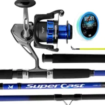 Comprar Molinete Versus Marine Sports Molinete + Vara 30lbs+ Linha 