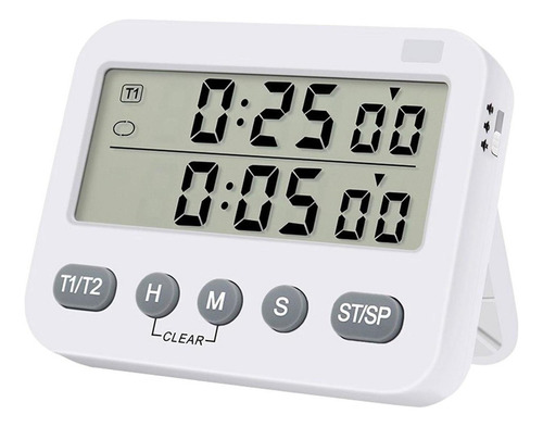 D Temporizador Digital Dual Con Con Soporte Cronómetro Reloj