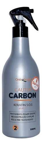 Cauter Carbon Keratina Spray 500ml Onixxbrasil