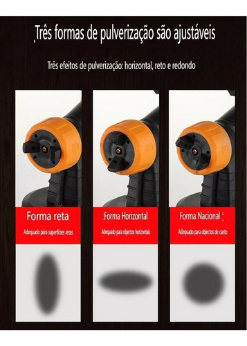 Pistola Pintura Elétrica Compressor Portatil Alta Pressão-g