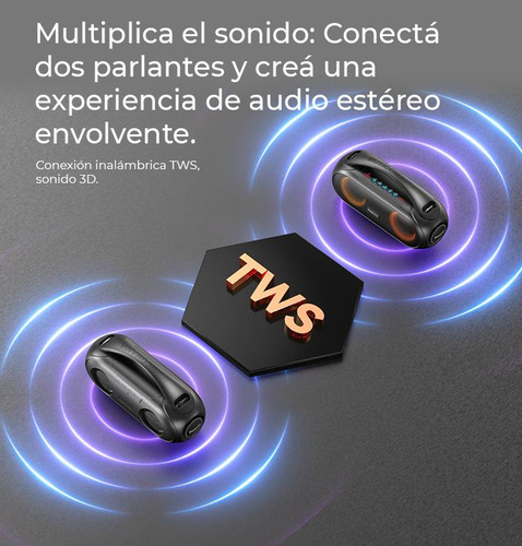 Altavoz Parlante Yesido Ysw19 Bluetooth Portátil 40w Ipx5