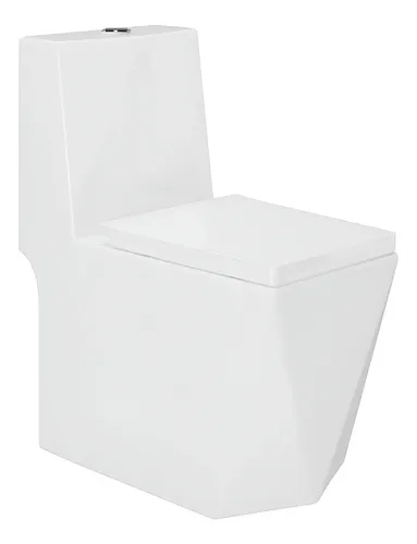 Vaso Sanitário Monobloco Completo - Caixa Acoplada Privada Cor Branco - Vab0005