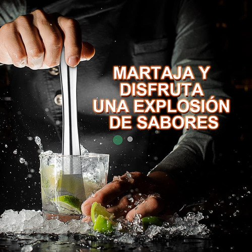 Set De Cóctel De Acero Inoxidable Con Cuchara Para Mezclar