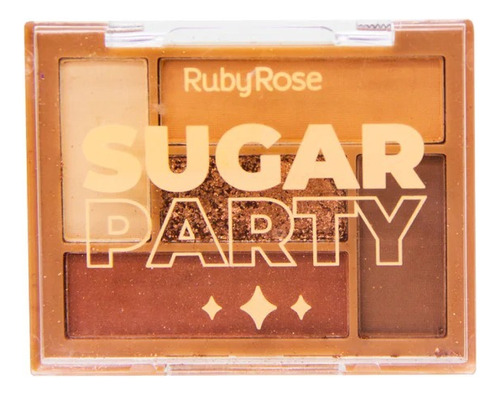 Mini Paleta De Sombras Ojos Such A Palette Ruby Rose 5 Tonos Sugar Party