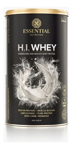 H.i. Whey 375g - Essential Nutrition Sabor Sem Sabor