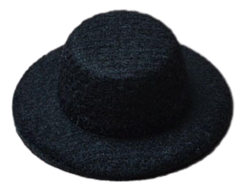 1:12 Sombrero Para Casa De Muñecas, Accesorios Para Negro