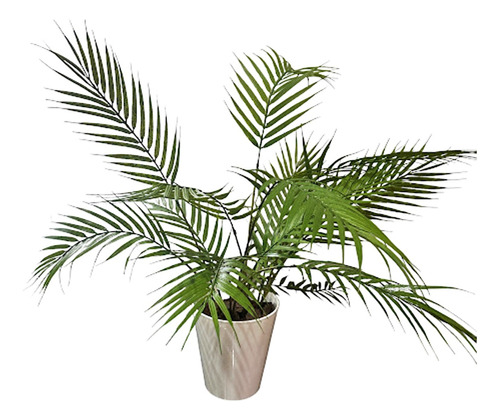 Planta Artificial  Con Macetavarillas De Palmera  67 Cm