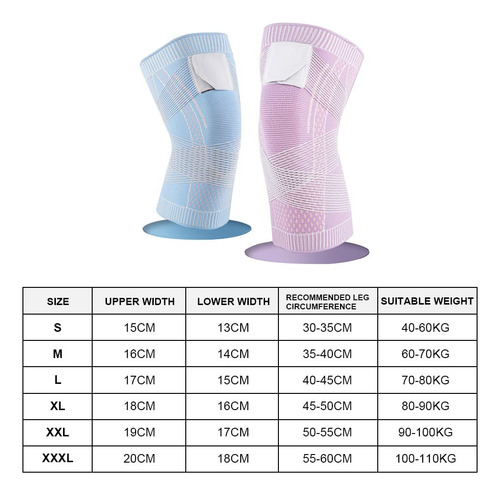 Ankomina Rodillera Unisex De Compresión Con Correa Ajustable