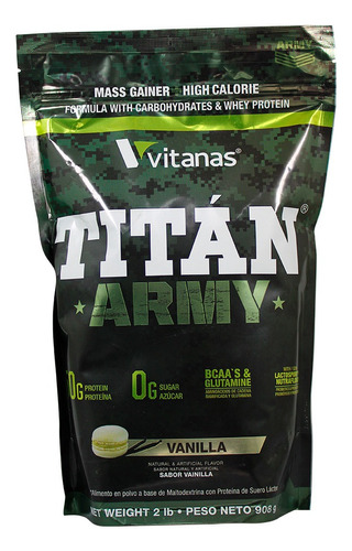 Proteina Titan Army Vitanas 2lb - Unidad a $60000