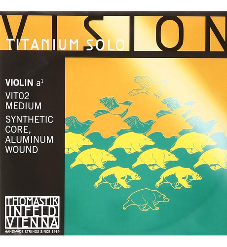 Thomastik-infeld Vision Titanium Violín Solo Cuerda La - Esc