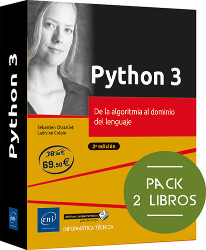 Python 3 Pack 2 Libros De La Algoritmia Al Dominio Lenguaje