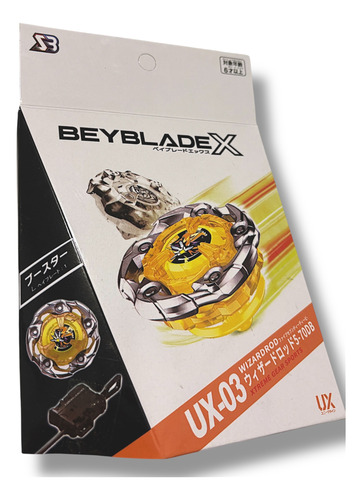 Beyblade X Con Lanzador | Original 2025 Varios Modelos Ux00-03 Wizardrod Amarillo Lanzador Beyblade X