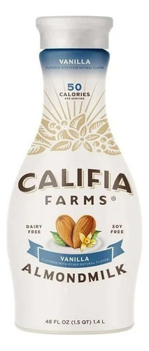 Bebida Califia Farms De Almendra Sabor Vainilla 1.4 L