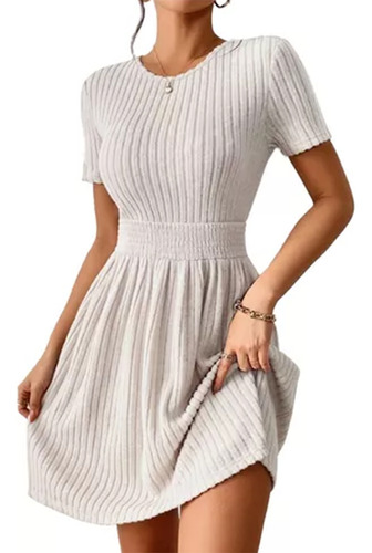 Vestido De Mujer Casual Salir Elegantes Elástico Moda Ropa