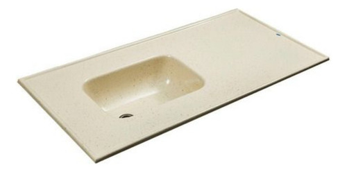 Durafort Mesada Marmol Sintetico Bacha Cocina Beige 120x60cm