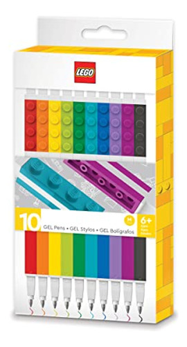 Legos  Iq Lego Papelería Paquete De 10 Bolígrafos De Gel (53