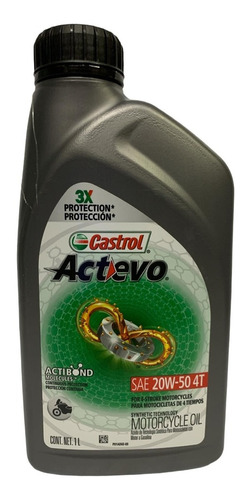 Aceite Castrol Actevo 20w50 1 Litro