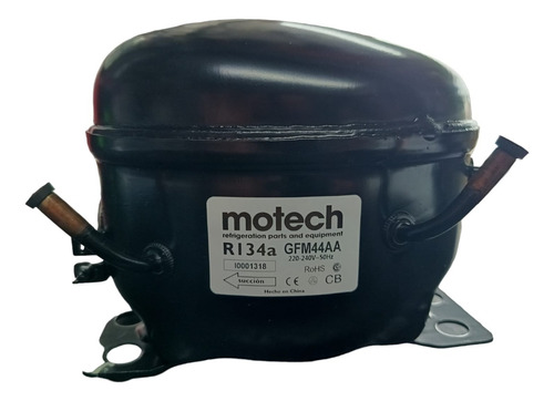 Compresor Heladera 1/6 Familiar  Motech Gfm44aa