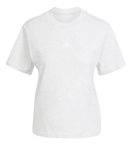 Polera adidas Casual Essentials Mujer Gris Jc5945