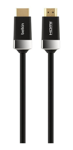 Imagen 3 de 5 de Cable Belkin Hdmi A Hdmi 4k 2 Metros Negro