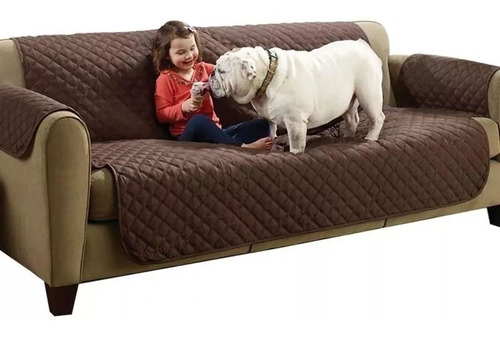 Pack 3 Funda Cobertor Cubre Sofa Reversible Sillon 3 Cuerpos