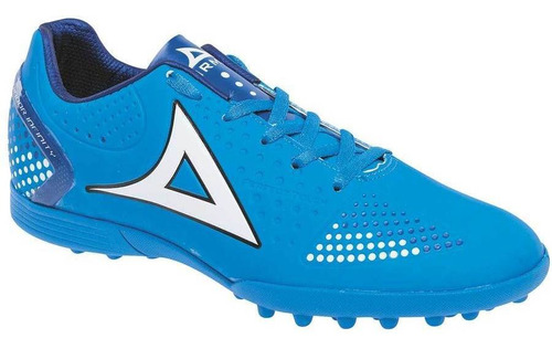 Tenis Soccer De Pirma Para Joven Azul 607 T6