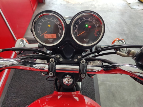 Triumph Bonneville T100 T 100 865 2015 Laranja