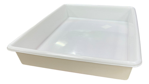 Paquete 3 Charola Organizadora Multiusos 29 X 39 Cm Blanco