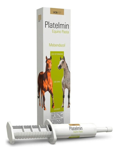 Platelmin Vermífugo Equino Pasta Seringa 30g Lombrigueiro