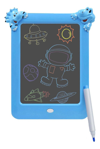 Tableta Dibujo Magic Pad Dinosaurios Iluminacion Led Niños