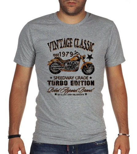 Remera De Hombre Vintage Classic Turbo Edition Road