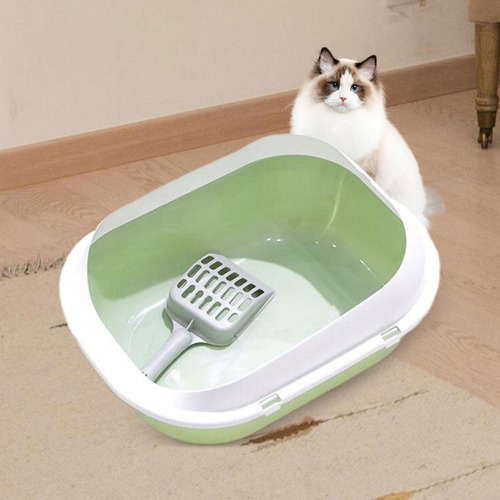 Caja De Arena Para Mascotas Con Parte Abierta, Caja De Arena