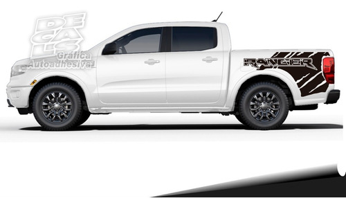 Calco Ford Ranger Fender Decoracion Tunning Juego Con Porton