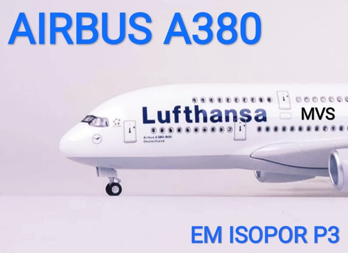 Planta Pdf Projeto Airbus A380 Em Isopor P3 +f.grátis +brind