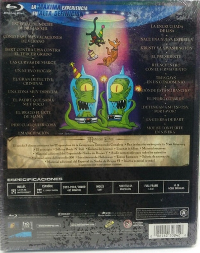 Los Simpson Temporada 14 Catorceava Blu Ray