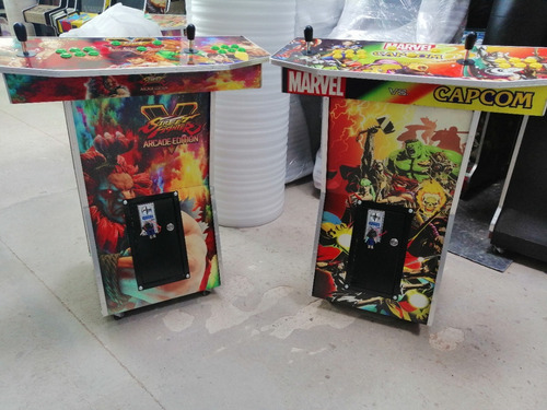 Mueble Arcade Botonera Tipo Pedestal Con Tablero (Usado)