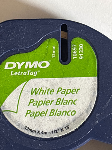 Lote Cartuchos Letratag Dymo Varios (Usado)
