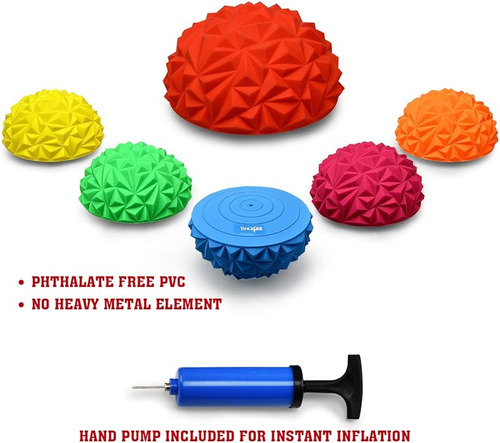 Discos Y Pods De Equilibrio Hedgehog - Fortalece Core/coordi