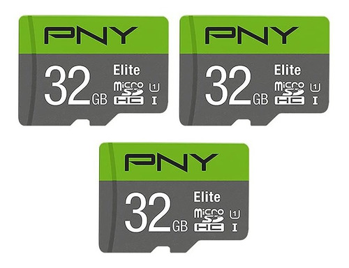 Pny 32 Gb Elite Class 10 U1 - Tarjeta De Memoria Flash Micr.