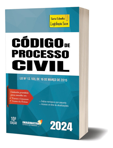 Código De Processo Civil Cpc Legislação Seca 