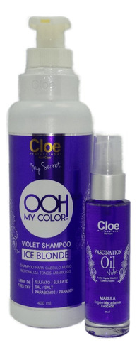  Cloe Shampoo Ice Blonde 400ml + Fascination Oil Violet 34ml