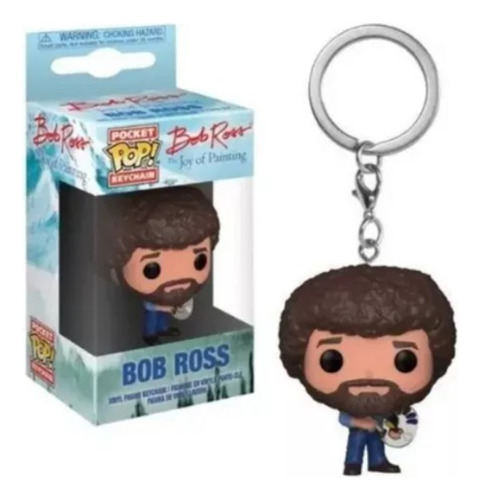 Llavero Pocket Pop: La Alegría De Pintar Bob Ross