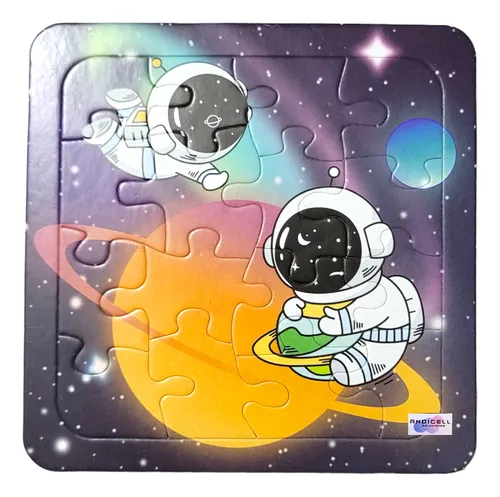 Rompecabezas Armar Colorear Pintar Para Niños Kit X 9 Und