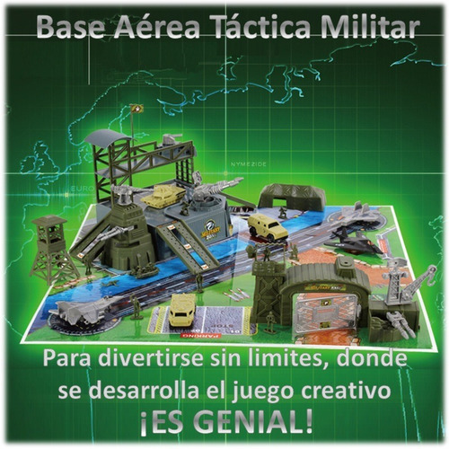 Aviones De Guerra Combate Para Niños Pista Base Militar