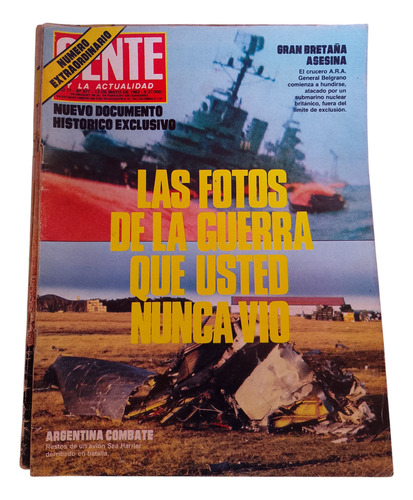 Revista Las Fotos De La Guerra - Gente - Ed. 877 - Arg. (Usado)