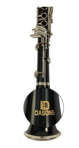 Imagem 7 de 10 de Clarinete Dasons 17 Chaves Si Bemol Acabamento Brilho