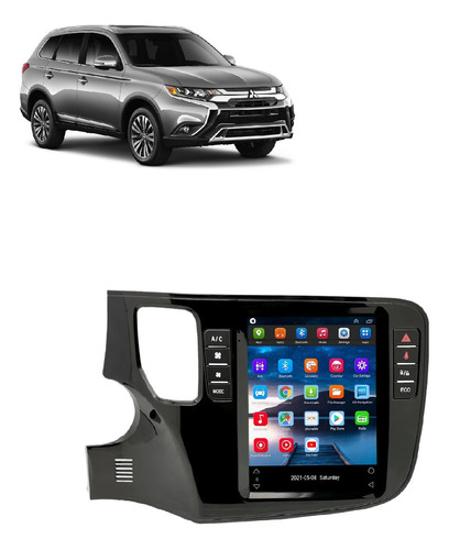 Multimídia Android Tesla Mitsubishi Outlander 2016-21 4+64gb